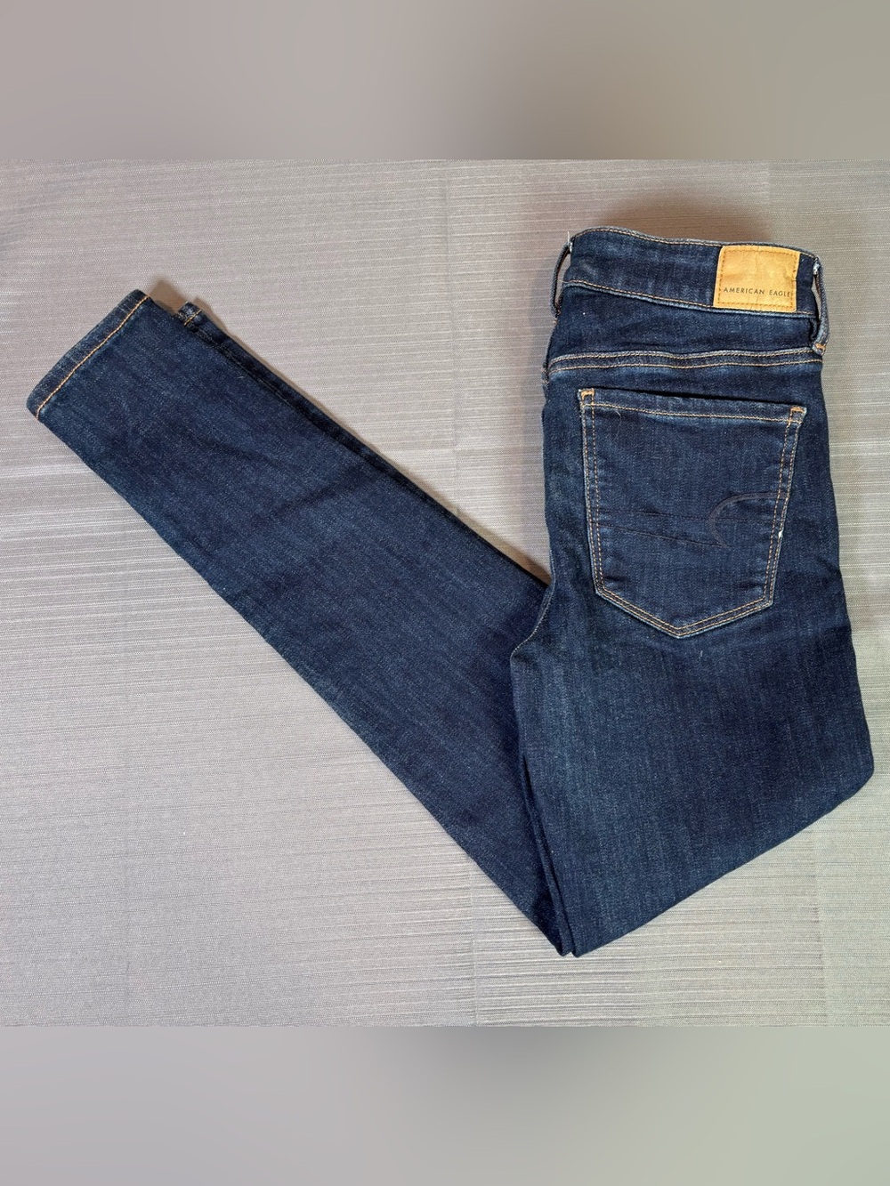 American Eagle High Rise Jegging Jeans Size 2 Dark Wash Stretch Skinny